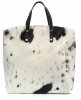 Bőr táska shopper bag Genuine Leather fekete 806576